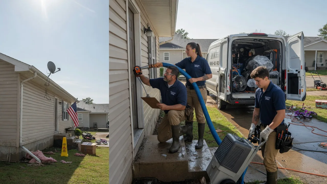 Ceiling Water Damage Restoration in Mantador, ND near me